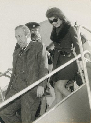 Jackie Kennedy Leaving the Plane, 1970s, Photograph-DYV-1740016