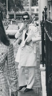 Jackie Kennedy & Lee Radziwill in the Street, 1971, Black & White Photograph-DYV-1304448