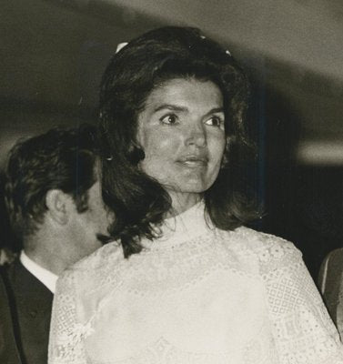 Jackie Kennedy Onassis at Reception in Greece, 1968, Black & White Photograph-DYV-1304445