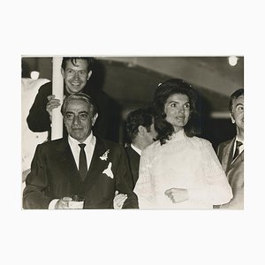 Jackie Kennedy Onassis at Reception in Greece, 1968, Black & White Photograph-DYV-1304445