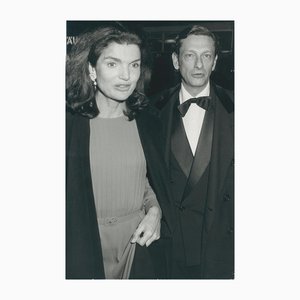 Jackie Kennedy with Company, Black and White Photograph, 1970s-DYV-1792684