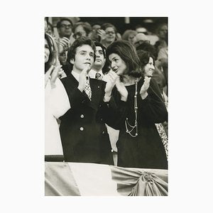 Jackie Kennedy with Family, Black and White Photograph, 1970s-DYV-1789495