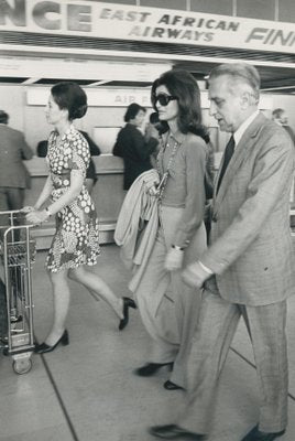 Jackie O. at the Airport, Paris, France, 1970s, Photograph-DYV-1729768