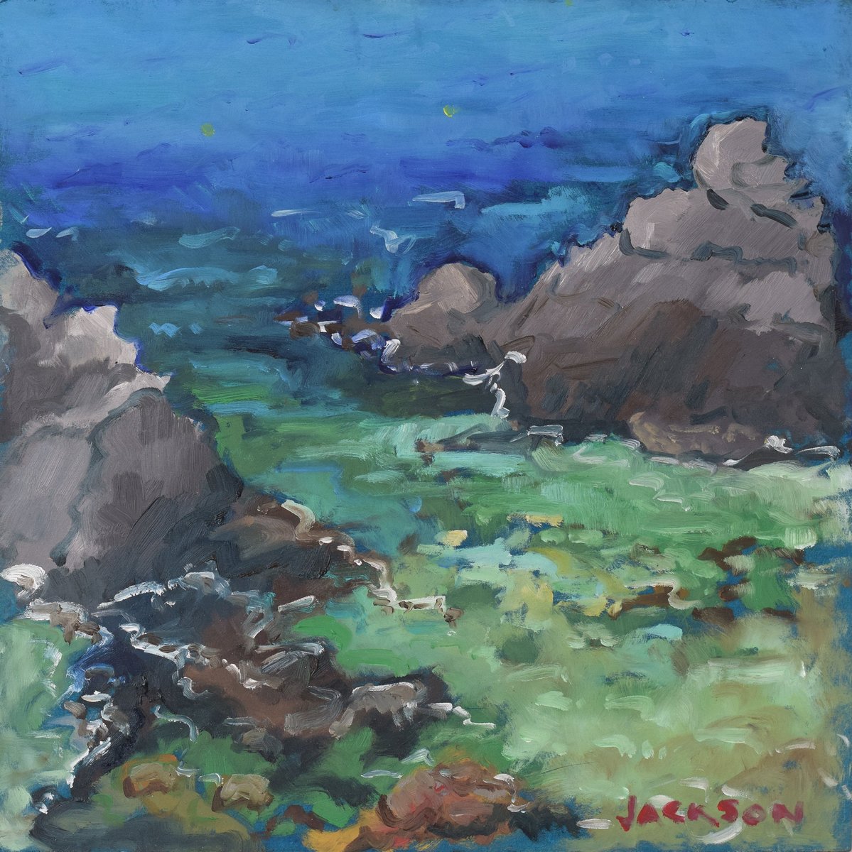 Jackson, Fosca Costa, Costa Brava, 2000s, Oil on Board