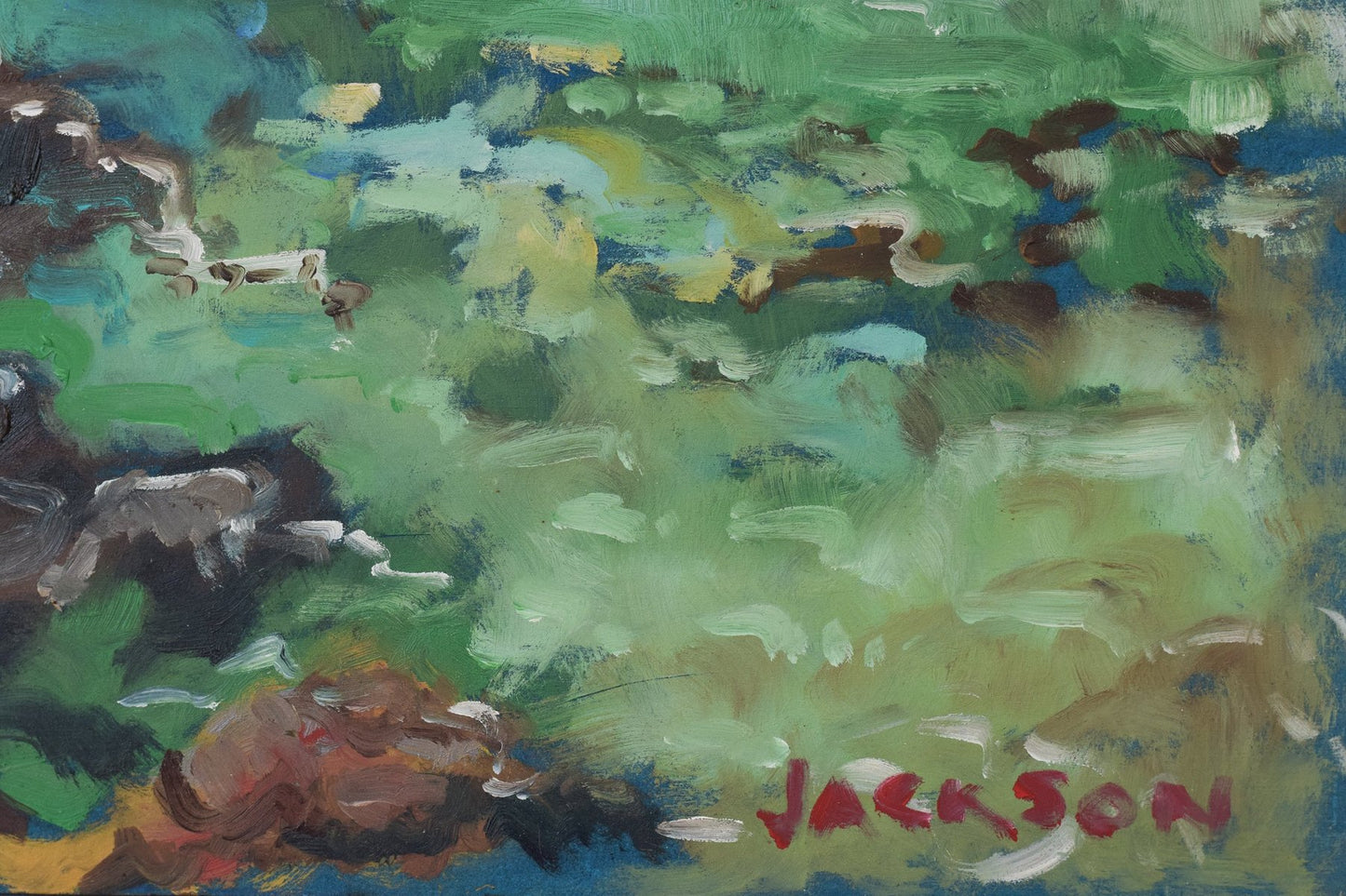 Jackson, Fosca Costa, Costa Brava, 2000s, Oil on Board