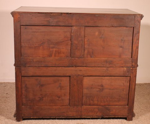 Jacobean Chest of Drawers in Oak, 17th Century-HPU-1775443