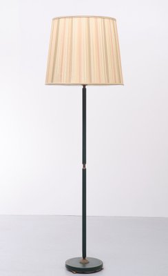 Jacques Adnet Style Leather Floor Lamp, 1960s-GCG-1172042