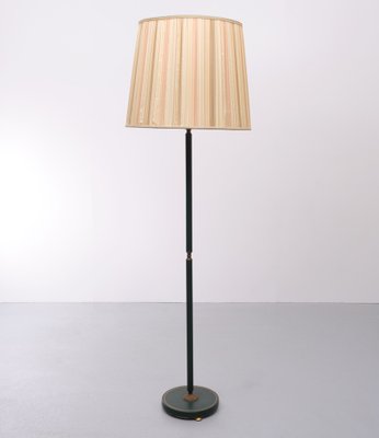 Jacques Adnet Style Leather Floor Lamp, 1960s-GCG-1172042