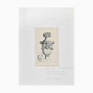 Jacques François Saly, Suite de Vases, Original Etching, 1750s-ZCI-1229893