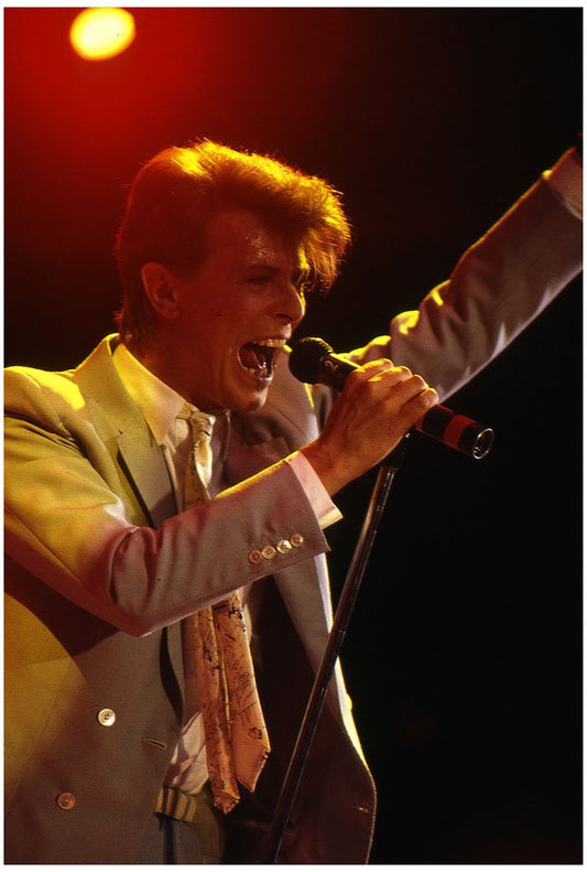 Jacques Langevin, David Bowie at Live Aid, 1985, Fine Art Print