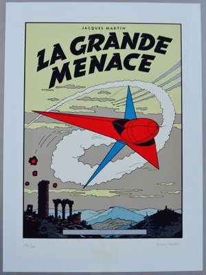 Jacques Martin, La grande menace, 1985, Serigraph-KHH-1205000