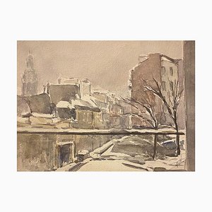 Jacques Tillier - Snow Sua Paris (Paris Snow on) - 1960s-ZCI-834544