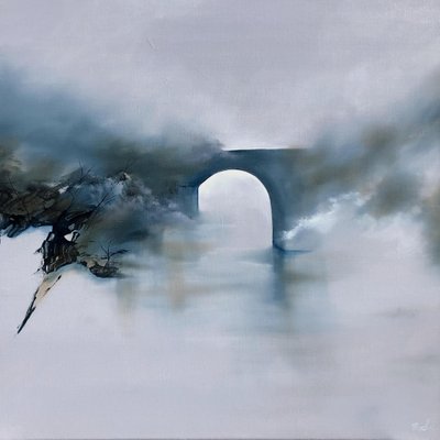 Jacques Trichet, Bridge, 2021, Oil on Canvas-CHG-1314302