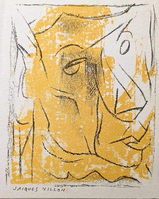 Jacques Villon, 1954, Original Lithograph on Vellum Paper