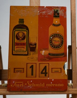 Jagermeister Merano Perpetual Calendar by Karl Schmidt, Germany, 1960s-RAQ-1293811