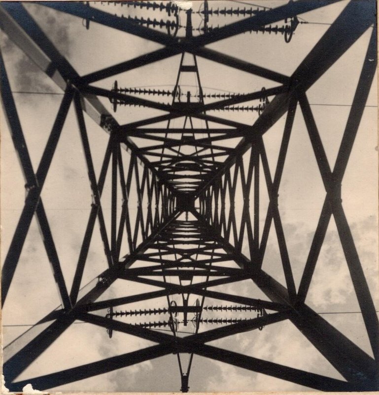 Jakob Volk, Starkstrommast, 1933, Photographic Print