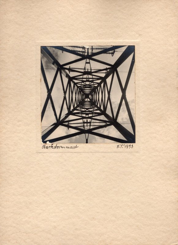 Jakob Volk, Starkstrommast, 1933, Photographic Print