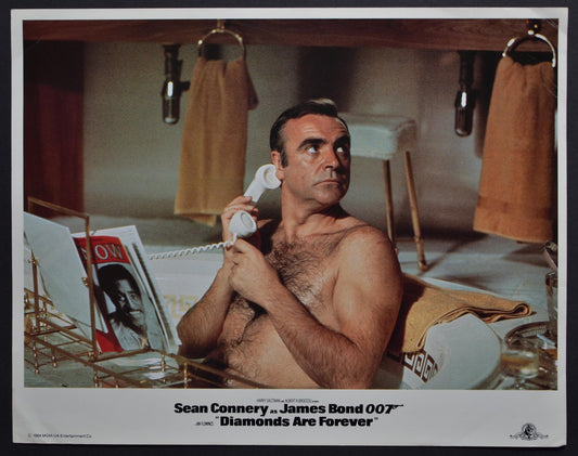 James Bond 007 Diamonds are Forever Lobby Card, UK, 1971