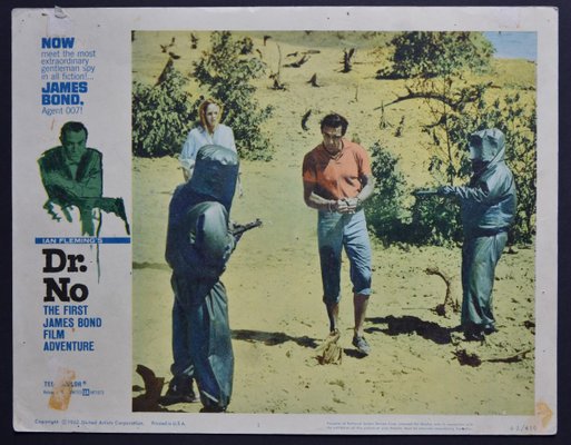 James Bond 007 Dr. No Original Lobby Card, UK, 1962