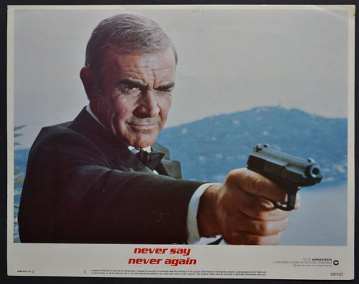 James Bond 007 Never Say Never Again Original Lobby Card, UK, 1984-DYV-701203