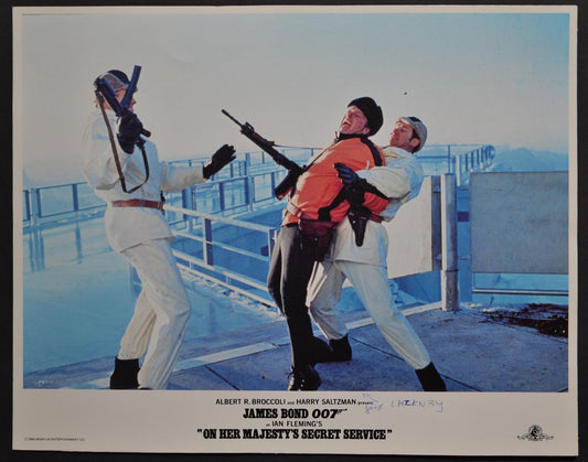 James Bond 007 on Her Majesty's Secret Service Original Lobby Card, UK, 1969