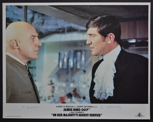 James Bond 007 on Her Majesty's Secret Service Original Lobby Card, UK, 1969