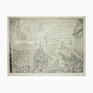 James Ensor, Capture of a Strange Town, Etching, 1888-ZCI-2029752