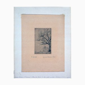 James Ensor, L'acacia, 1888, Drypoint Etching-PLZ-1752002