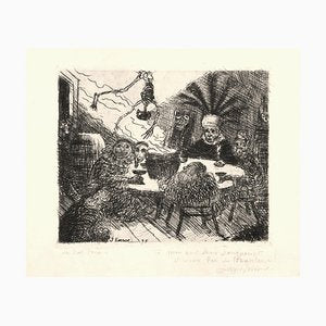 James Ensor, Le Roi Peste (The Plague Kings), Etching, 1895-ZCI-1769901