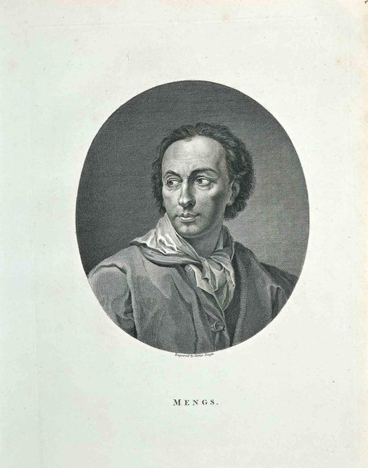 James Neagle, Portrait of A. R. Mengs, Etching, 1810