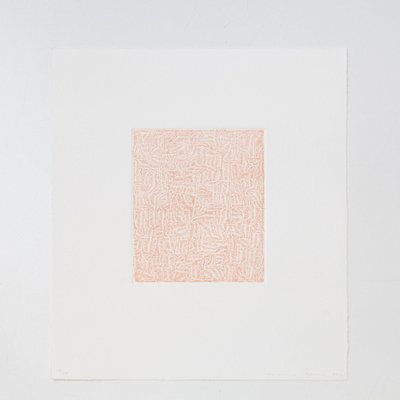 James Siena, Arrow Path Between Parallel Lines, 2011, Etching