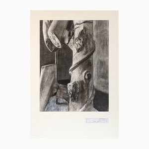 Jan Bauer, Glyptothek Munich, Fragments 9, Ancient Sculpture, 2022, Watercolor & Graphite-UEB-2027114