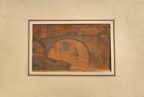 Jan Peeter Verdussen, The Bridge, Etching, 1745-ZCI-1781560