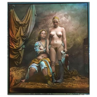 Jan Saudek, My Favourite Portrait of Mother & Daughter, Original Photographic Gelatin Print, Late 20th Century-UCH-1224933