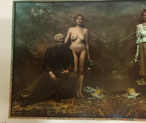 Jan Saudek, My Good Friend and His Fiancee, Late 20th Century, Original Photograph-UCH-1224966