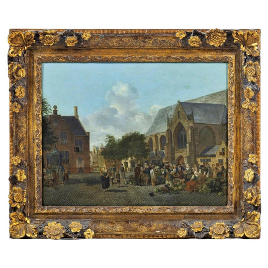 Jan Ten Compe, Landscape, Oil on Canvas, Framed