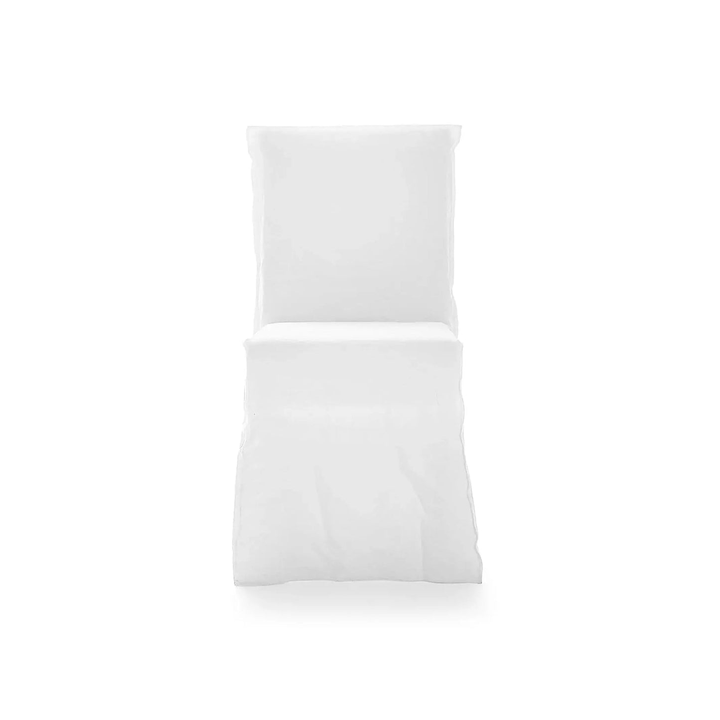 GHOST 23 - Restaurant chair with removable cover (Upholsetery : Lino Bianco)