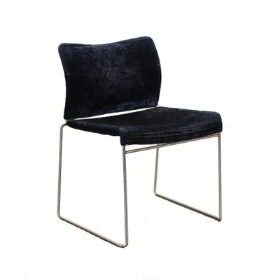 Jano Lounge Chair in Velvet by Simon Gavina, Italy, 1970s-VMM-1317993