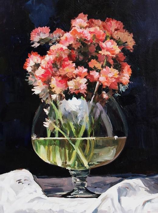 Janusz Szpyt, A Glass Vase, 2014