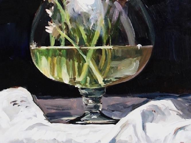 Janusz Szpyt, A Glass Vase, 2014