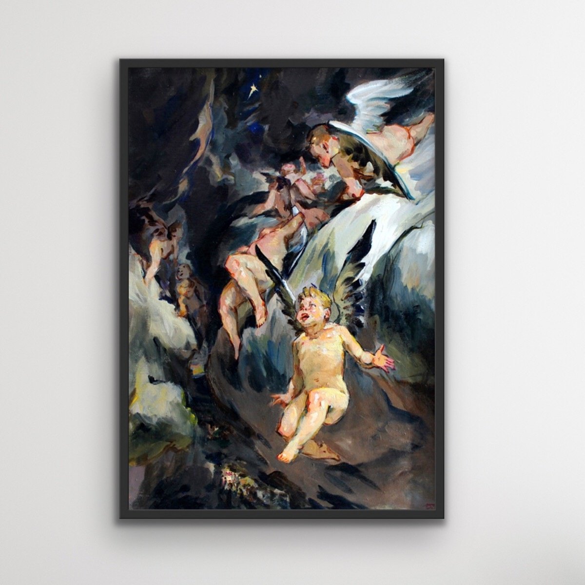 Janusz Szpyt, Angels, 2012, Oil on Canvas