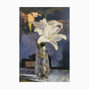 Janusz Szpyt, Lilies, Acrylic Painting, 2013-XHG-1811213