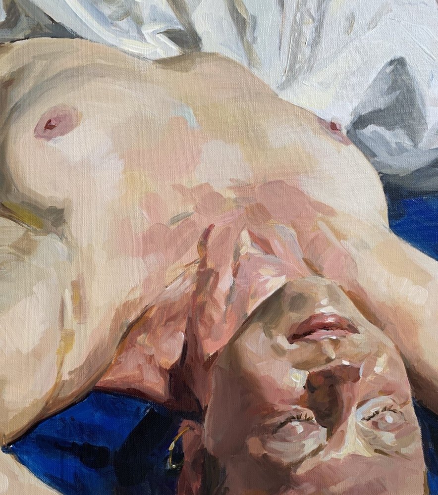 Janusz Szpyt, Upside Down, 2019, Oil on Canvas