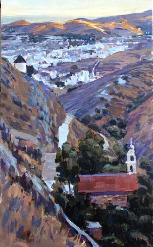 Janusz Szpyt, View of Ermoupoli, 2012