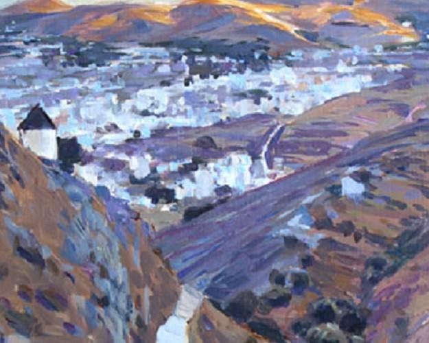 Janusz Szpyt, View of Ermoupoli, 2012