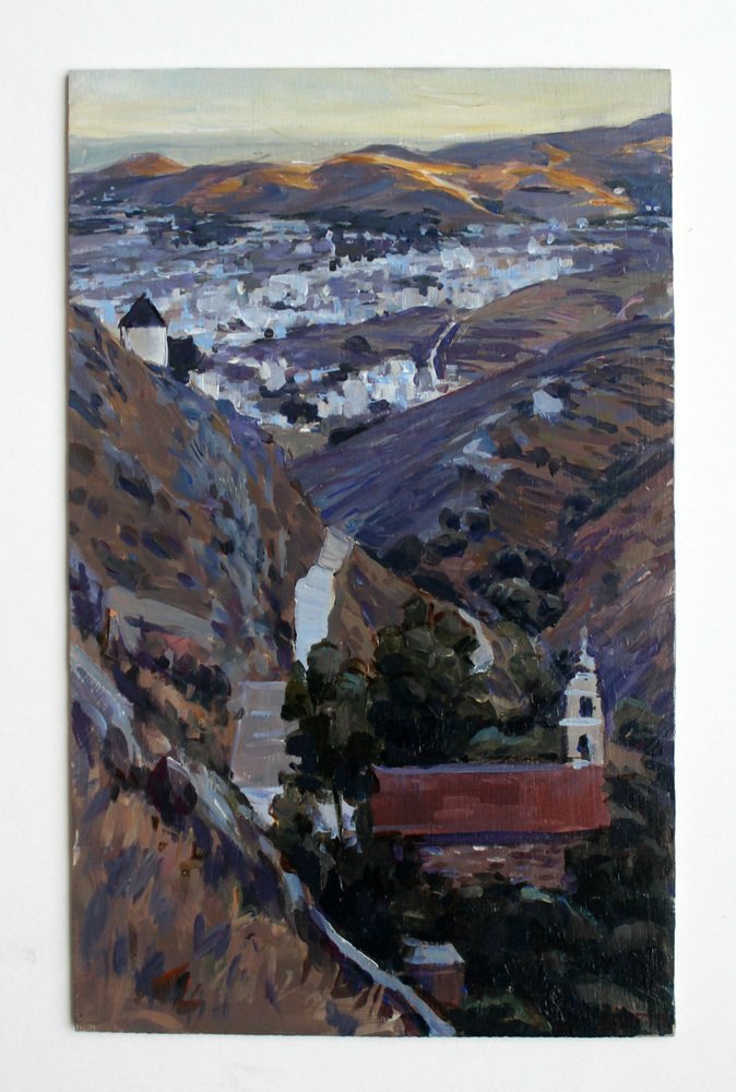 Janusz Szpyt, View of Ermoupoli, 2012