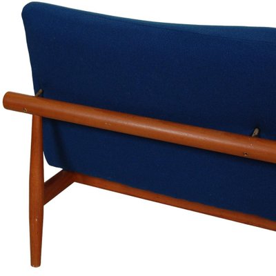 Japan 3-Seater Sofa in Blue Fabric by Finn Juhl, 1960s-MTD-1783918