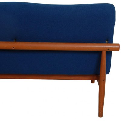 Japan 3-Seater Sofa in Blue Fabric by Finn Juhl, 1960s-MTD-1783918