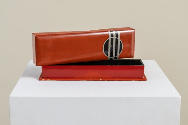 Japanese Art Deco Lacquer Glove Box, 1930-UJE-2021189