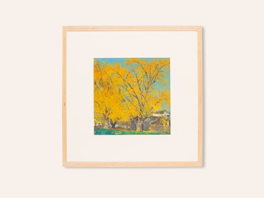 Japanese Autumn, Gouache on Paper-GPP-1060086